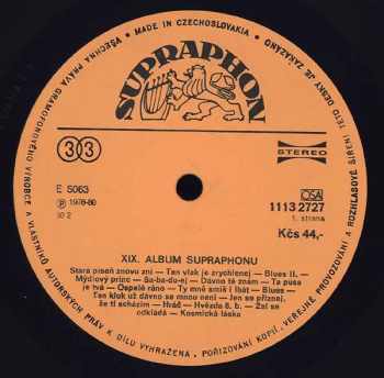 Various: XIX. Album Supraphonu