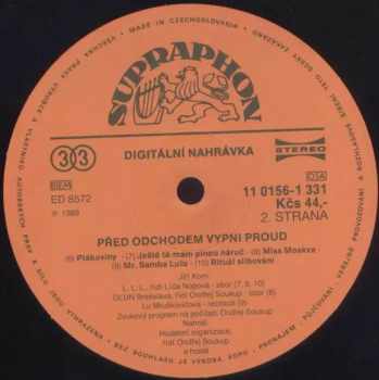 Jiří Korn: Před Odchodem Vypni Proud