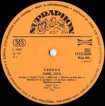Karel Zich: Paráda