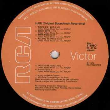 Galt MacDermot: Hair (Original Soundtrack Recording) (2xLP)