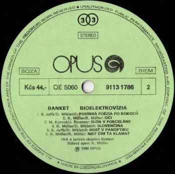 Banket: Bioelektrovízia