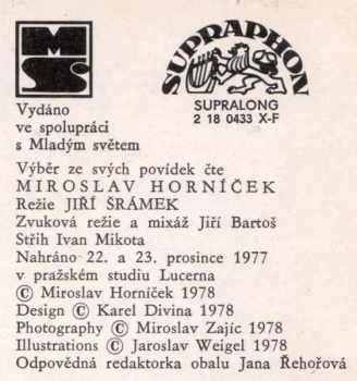 Miroslav Horníček: Chvála Pohybu