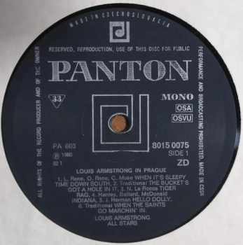 Louis Armstrong: Louis Armstrong In Prague