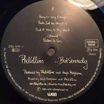Phil Collins: ...But Seriously