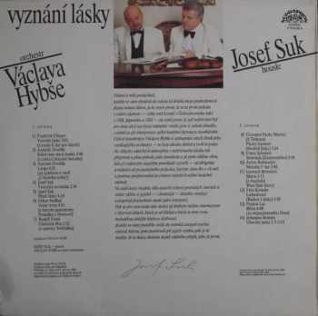 Josef Suk: Vyznání Lásky