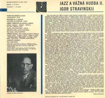 Igor Stravinsky: Skladby Igora Stravinského Inspirované Jazzem