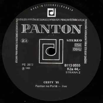 Various: Cesty '85 (Panton Na Portě — Live)
