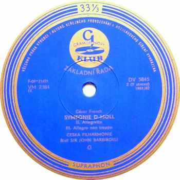 The Czech Philharmonic Orchestra: Symfonie D Moll