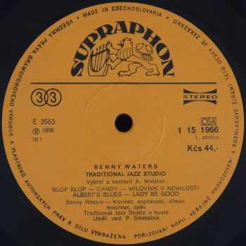 Traditional Jazz Studio: Benny Waters & Traditional Jazz Studio