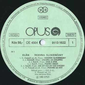 Elán: Hodina Slovenčiny