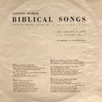 Antonín Dvořák: Biblical Songs; Evening Song; Songs My Mother Taught Me