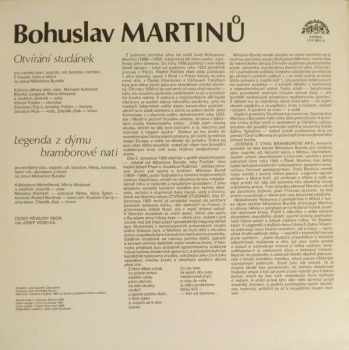 Bohuslav Martinů: Otvírání Studánek / Legenda Z Dýmu Bramborové Nati