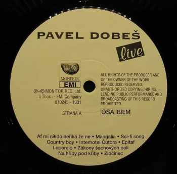 Pavel Dobeš: Live