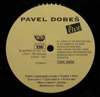 Pavel Dobeš: Live