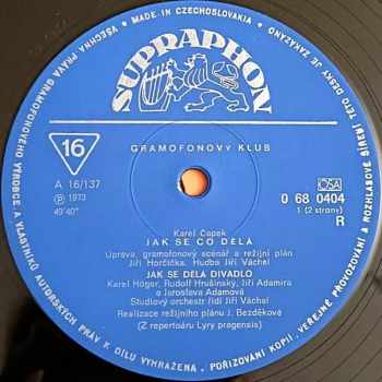 Karel Čapek: Jak Se Co Dělá