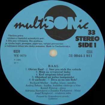 Kamil Peteraj: Baal