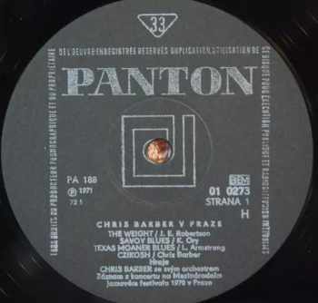 Chris Barber: V Praze