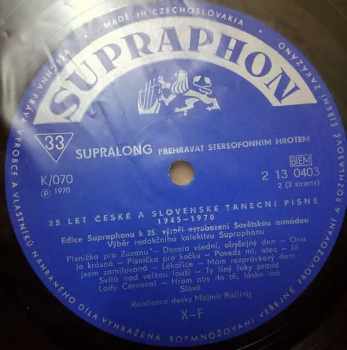 Various: 25 Let České A Slovenské Hudební A Literární Tvorby 1945 -1970