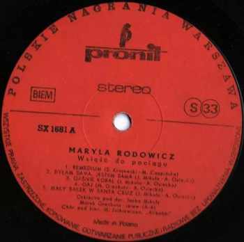 Maryla Rodowicz: Wsiąść Do Pociągu