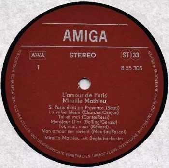 Mireille Mathieu: L'Amour De Paris