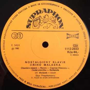 Václav Hybš Orchestra: Nostalgický Klavír / Piano In Nostalgia
