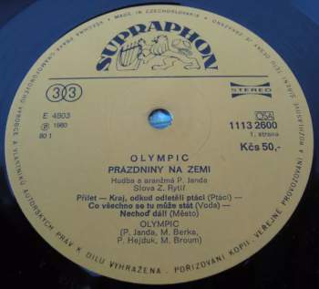 Olympic: Prázdniny Na Zemi…?