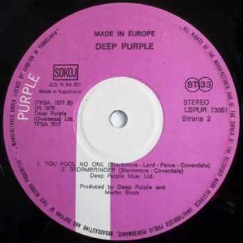Deep Purple: Made In Europe