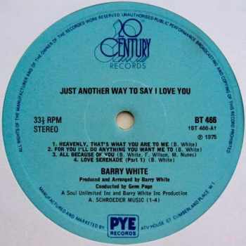 Barry White: Just Another Way To Say I Love You