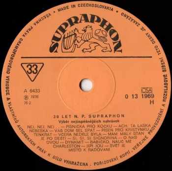 Various: 30 Let N. P. Supraphon