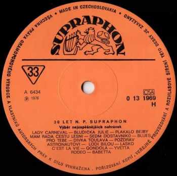 Various: 30 Let N. P. Supraphon