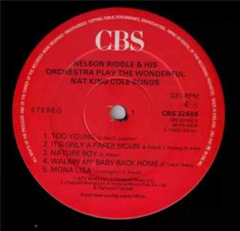 Nelson Riddle And His Orchestra: Play The Wonderful Nat King Songs