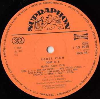 Karel Zich: Dům Č. 5