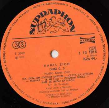 Karel Zich: Dům Č. 5