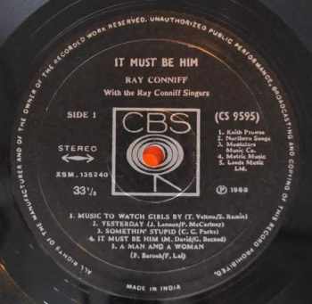 Ray Conniff And The Singers: It Must Be Him