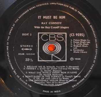 Ray Conniff And The Singers: It Must Be Him