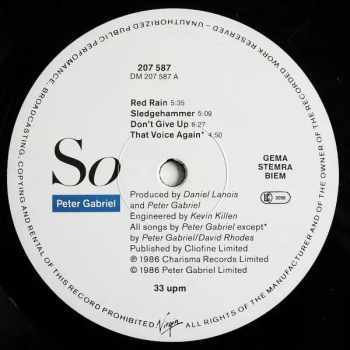 Peter Gabriel: So