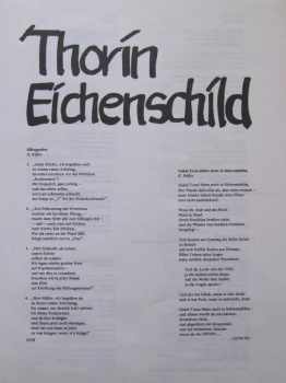 Thorin Eichenschild: Leichtes Leben