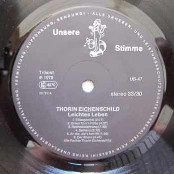 Thorin Eichenschild: Leichtes Leben
