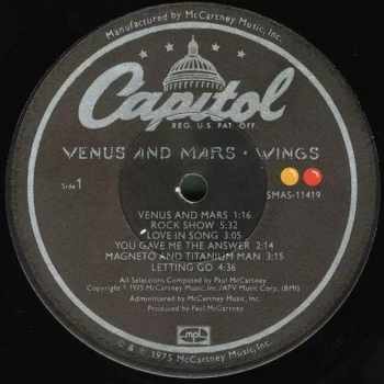 Wings: Venus And Mars