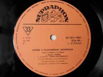 Vladimír Menšík: Večer S Vladimírem Menšíkem 1