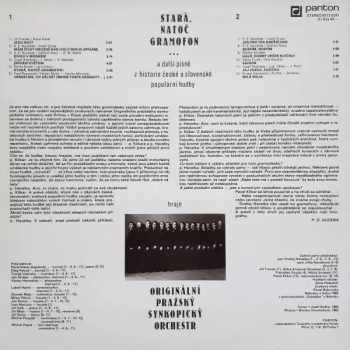 Originální Pražský Synkopický Orchestr: Stará, Natoč Gramofon