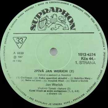 Jan Werich: Zpívá Jan Werich 2