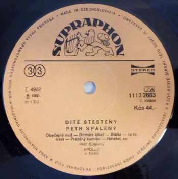 Petr Spálený: Dítě Štěstěny