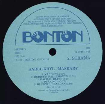 Karel Kryl: Maškary
