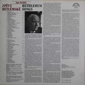 Jan Seidel: Zpěvy Betlémské (Bethlehem Songs) (86/2)