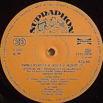 Swing Kvartet: Swing Kvartet V Redutě (2)