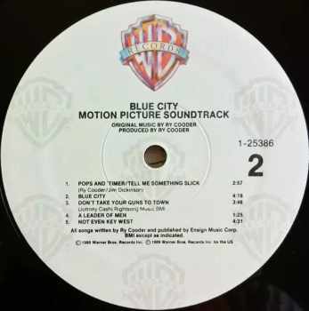 Ry Cooder: Blue City - Motion Picture Soundtrack