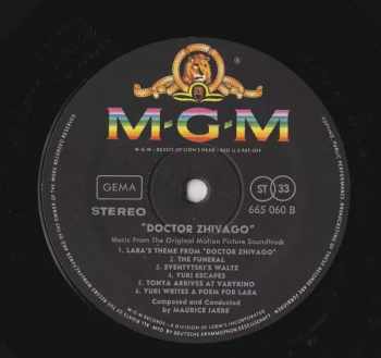 Maurice Jarre: Doctor Schiwago - The Original Soundtrack Album