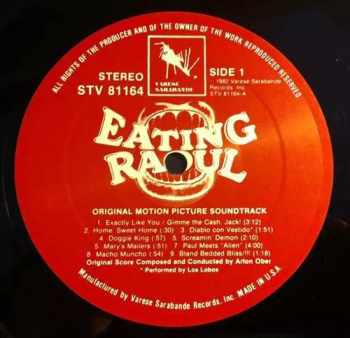 Arlon Ober: Eating Raoul - Original Motion Picture Soundtrack