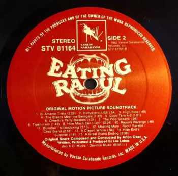 Arlon Ober: Eating Raoul - Original Motion Picture Soundtrack